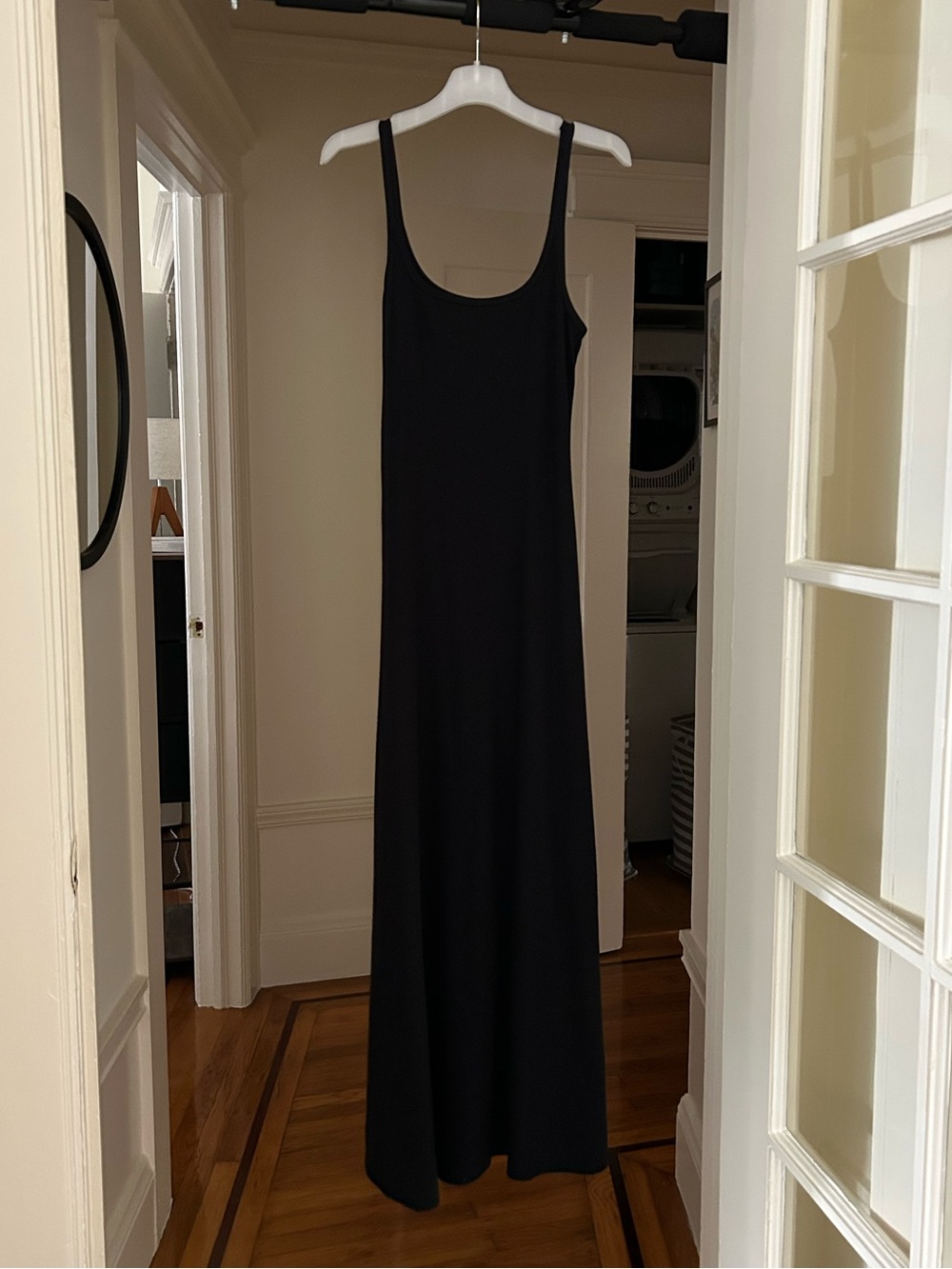GAP Black Maxi Slip Dress - Scoop Neck Sleeveless